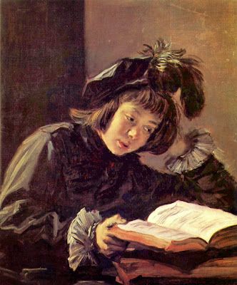 Frans Hals. Reading boy